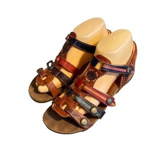 Springstep L’artiste Gipsy Leather Sandals size 8.5 or 39 flats